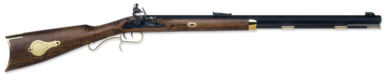 Traditions Hawken Woodsman .50 cal Flintlock, Select Hardwood, 28" Blued