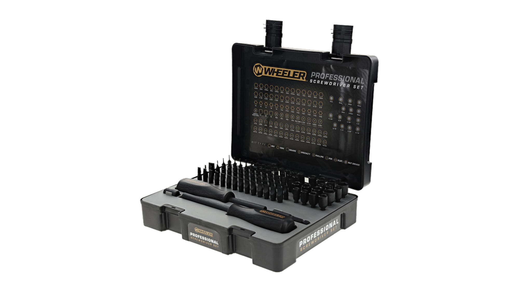 Wheeler 100 Piece Professional Screwdriver Set