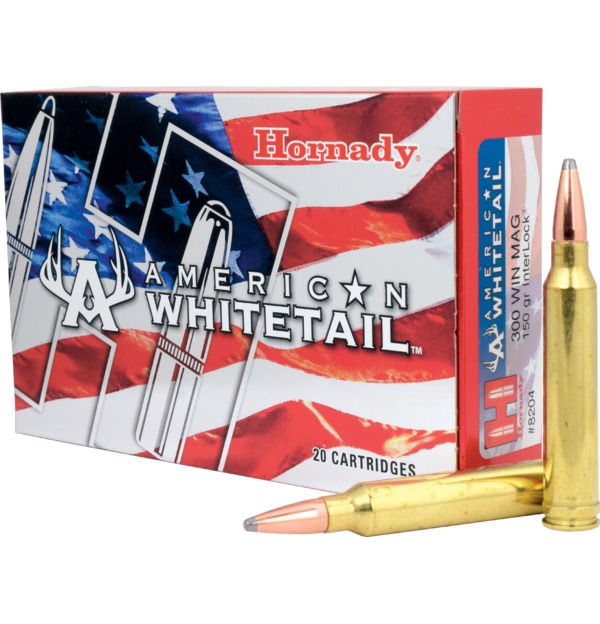 Hornady 300 Win Mag 150 gr InterLock SP American Whitetail