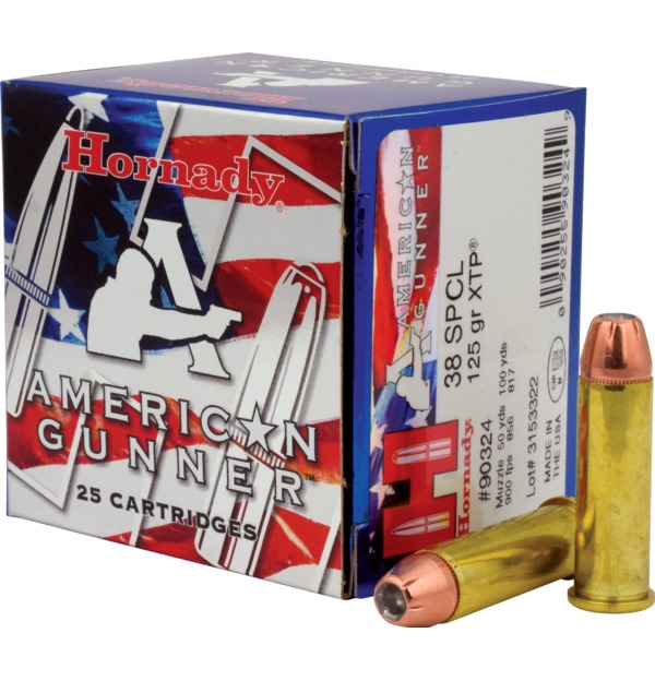 Hornady 38 Special 125 gr XTP American Gunner