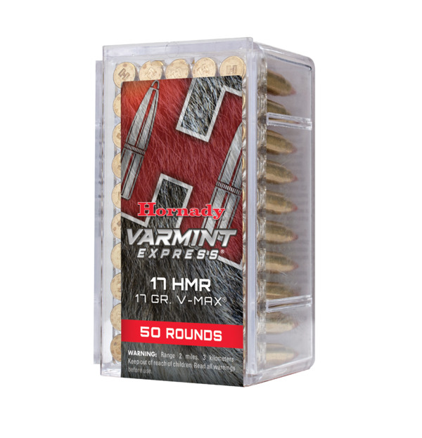 Hornady 17 HMR® 17 gr V‑MAX® Varmint Express® Rimfire