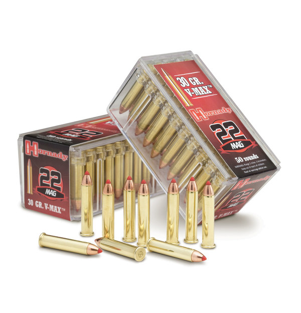 Hornady 22 WMR 30 gr V‑MAX Varmint Express Rimfire
