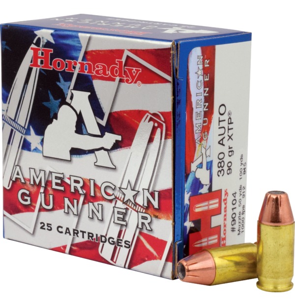 Hornady 380 Auto 90 gr XTP American Gunner