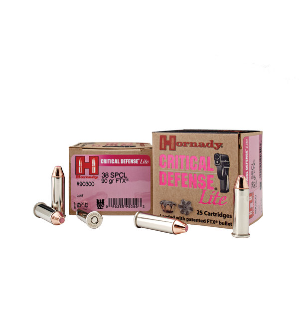 Hornady 38 Special 90 gr FTX Critical Defense Lite