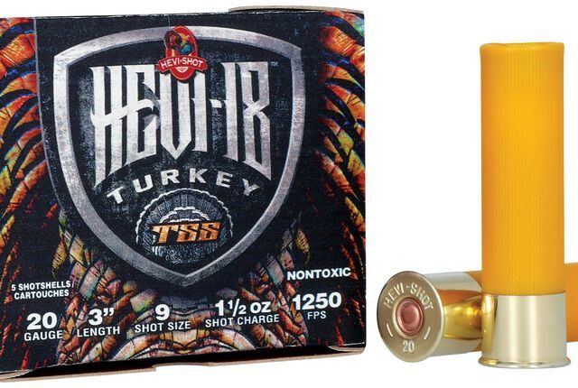 Remington HEVI-18 TSS Turkey 20 Gauge 3", 1.5oz, 9 Shot, 1250 fps