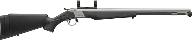 CVA Wolf V2 50 Cal Black/Stainless w/Integral Scope Mounts