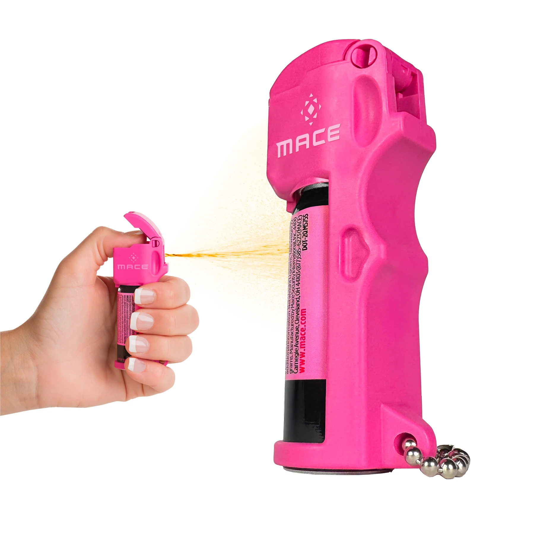 Mace 10% OC Pepper Spray, Pocket Model - Pink