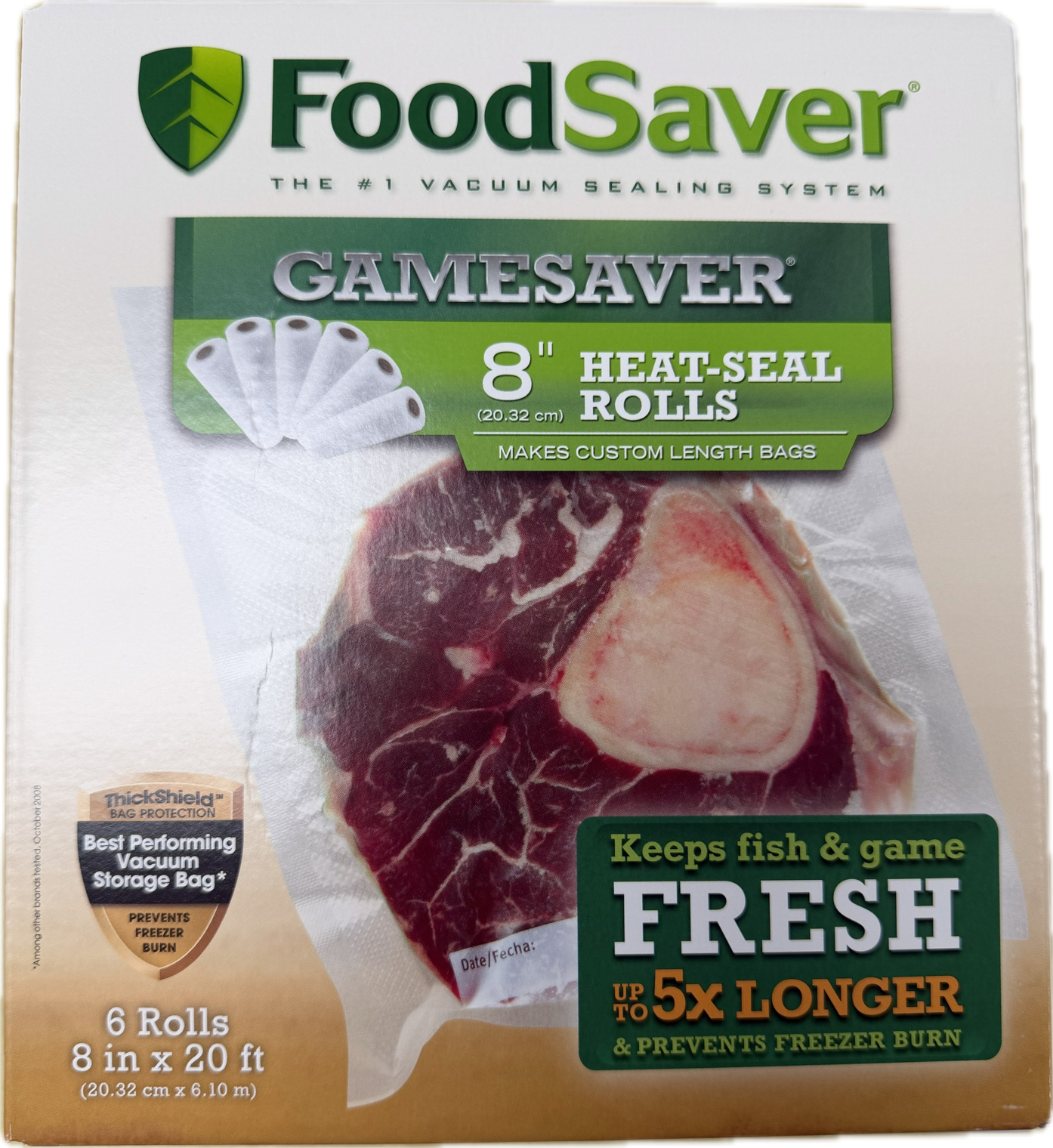 FoodSaver® 8" x 15' Vacuum Seal Roll, 6 Pack