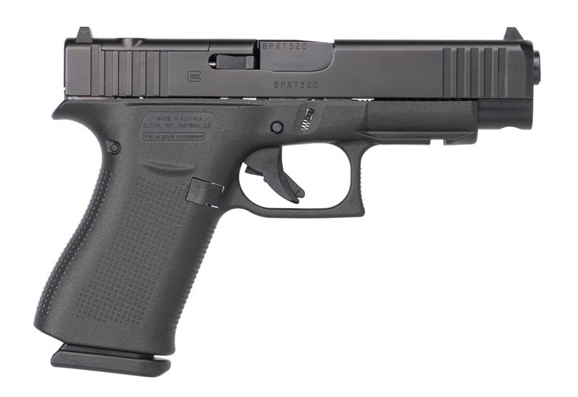 PA4850203FRMOS Glock 48 MOS 9mm Pistol, 15rd